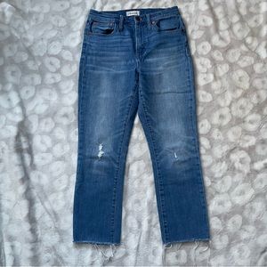 Madewell The High-Rise Slim Crop Boyjean Jeans Size 25